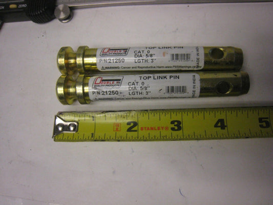 2 yes 2 -DOUBLE HH MFG Top Link Pin 5/8" X 3" 21250 P776
