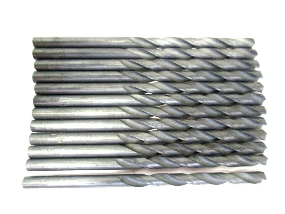 NEW #9 13/16 x 2-3/8 x 3-11/16 2-Flute HSS Spiral Flute Jobber Drill - 12 QTY