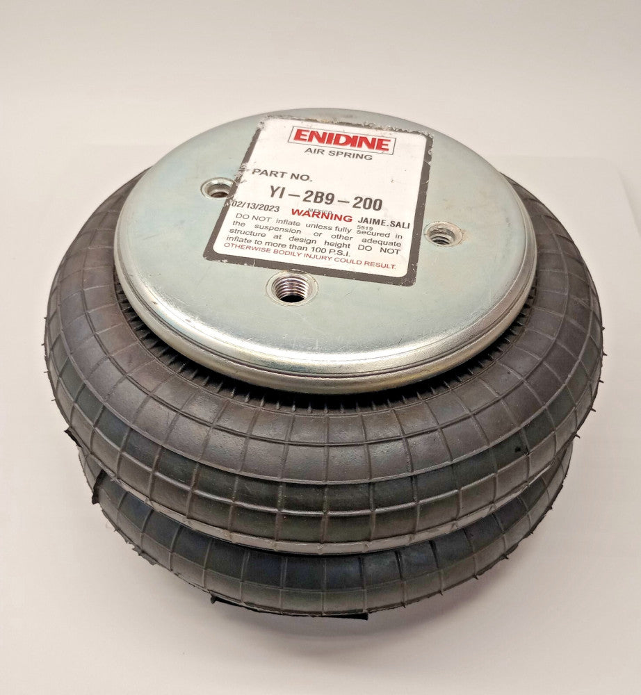 Enidine YI-2B9-200 Used Air Spring Double Convolute Bellows Type Y12B9200
