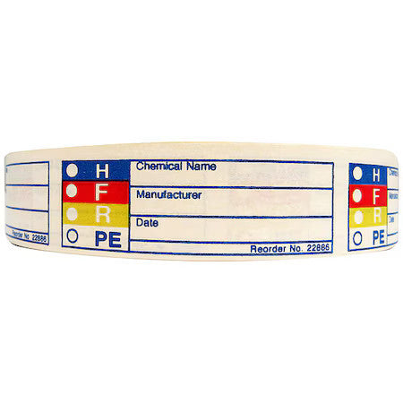 Zoro Select 8Xzf8 Label, Hmig, Paper, 3 In W, 1 In H