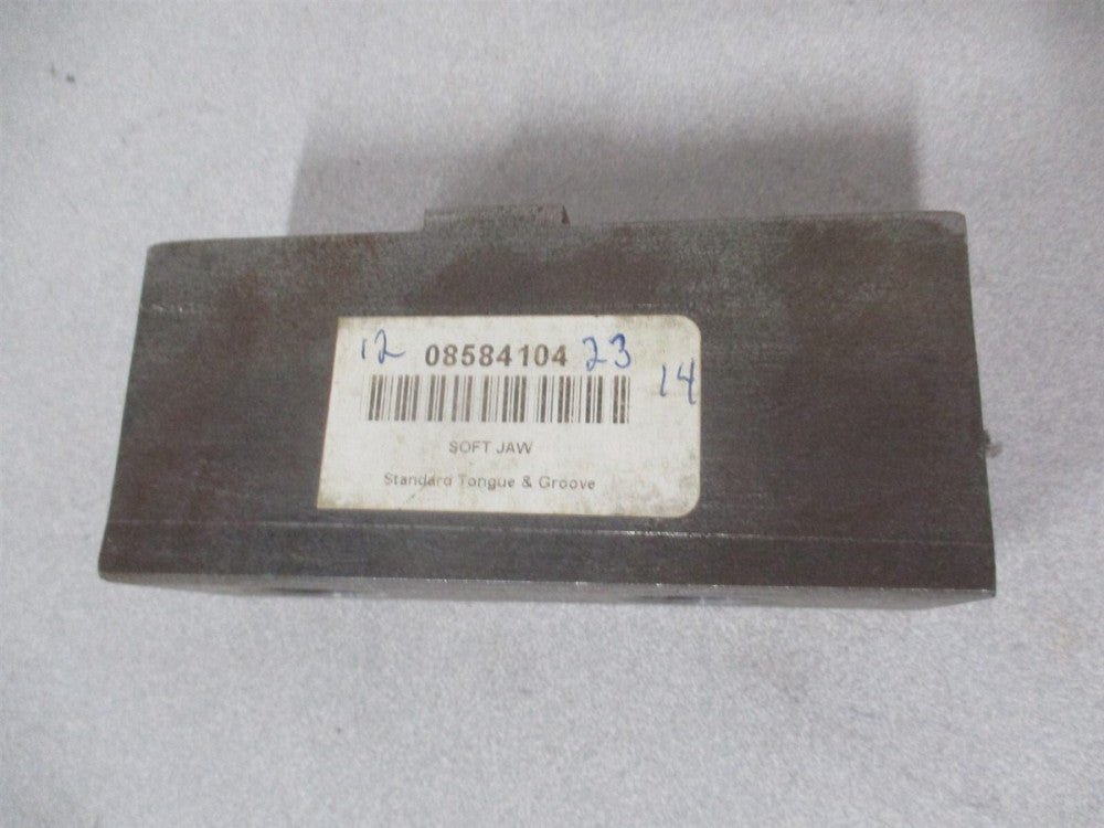 H&R (452) 1-1/2" x 4-1/4" x 10″ Tongue & Groove Square Soft Lathe Chuck Jaw