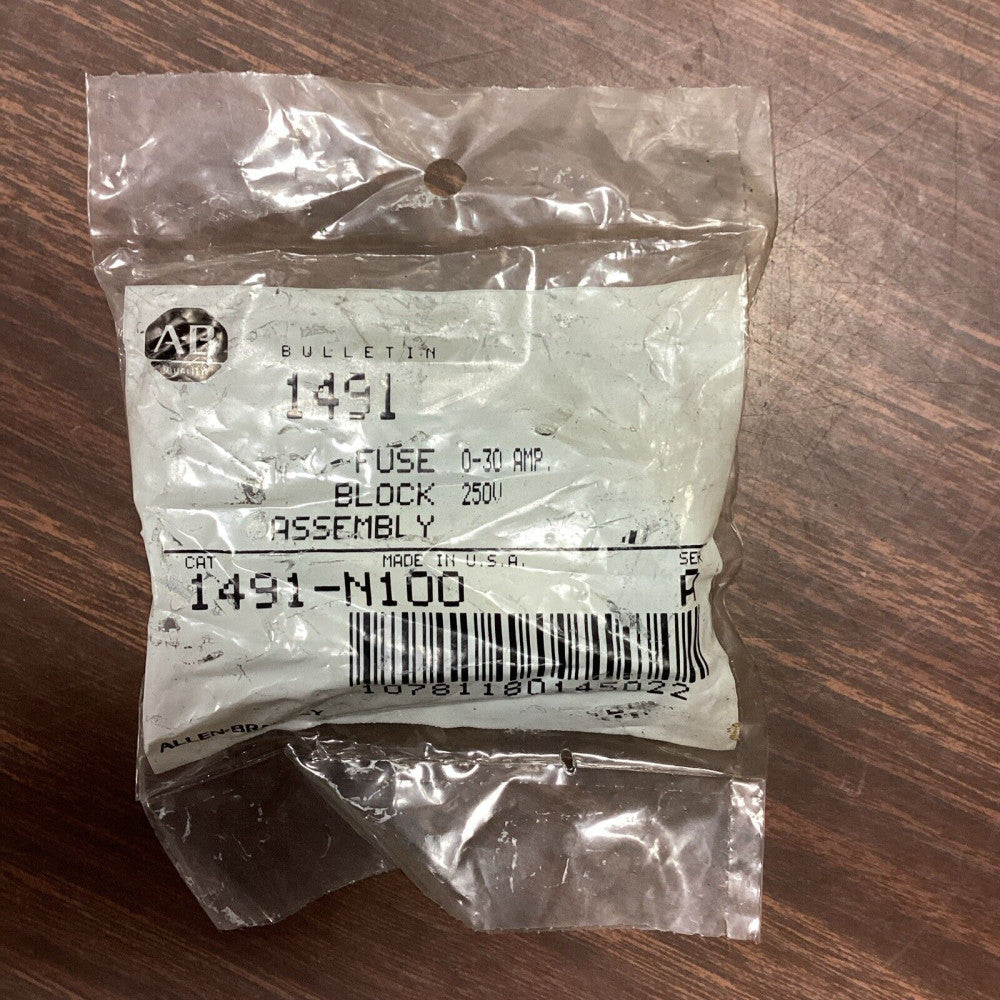Allen Bradley  1491-N100 Ser A Fuse Block Assembly