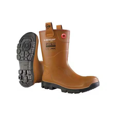 Dunlop Lj2hr42 Unisex Rigpro Purofort, Steel Toe, Black, Men's 14 / Women's 16
