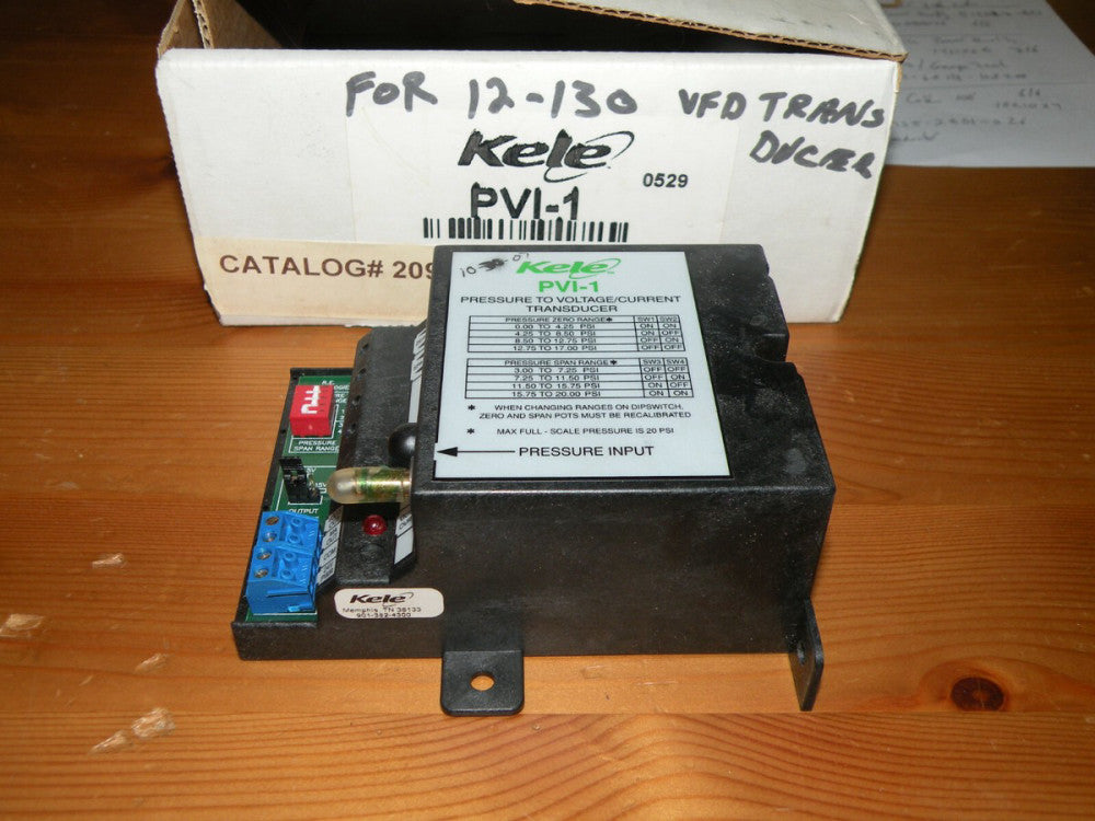 Kele PVI-1 Pressure to Voltage / Current Transducer