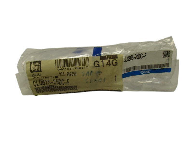 SMC CLQB25-25DC-F THIN CYLINDER W/LOCK  NSMP