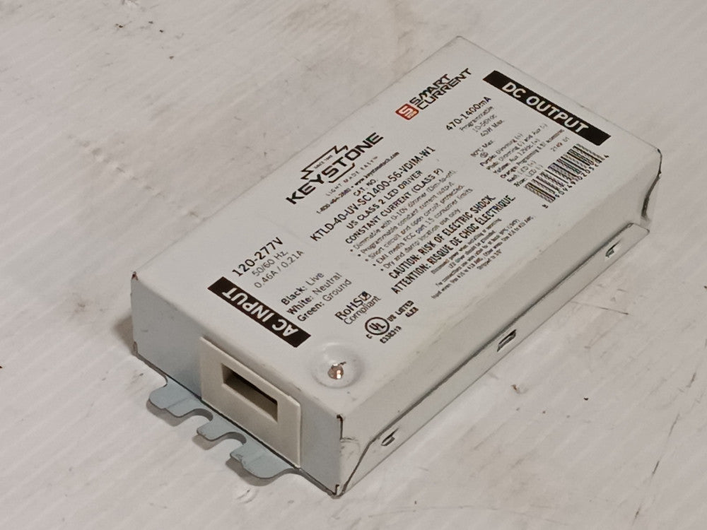 Keystone KTLD-40-UV-SC1400-56-VDIM-W1 LED Driver 470-1400mA 10-56V 40W