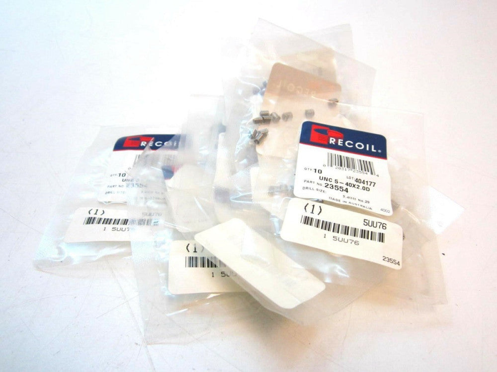 Recoil (23554) RH UNC 5-40 Free Running Helical Thread Inserts - Lot of 130 