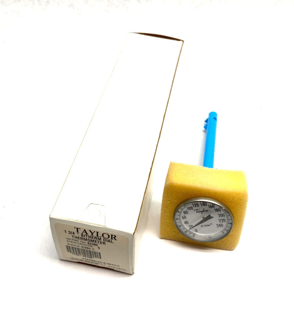 Taylor 82385 Bitherm 1-3/4" Dial Thermometer 5" Stem