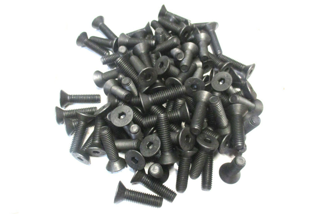 Brighton (201097) 3/8-16 UNC 1-1/2" OAL 7/32" Hex 82° Flat Cap Screw - 100 QTY
