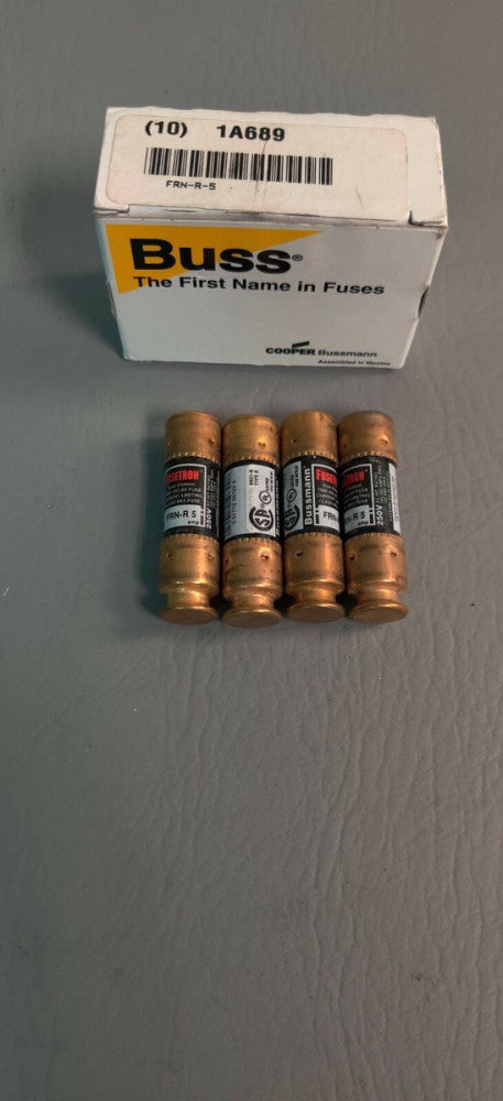 (4) Buss FRN-R-40 Fusetron RK5 Fuses new