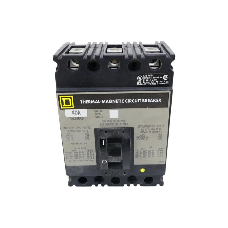 SQUARE D FAL34040 480V 40A (GREY) NSNP