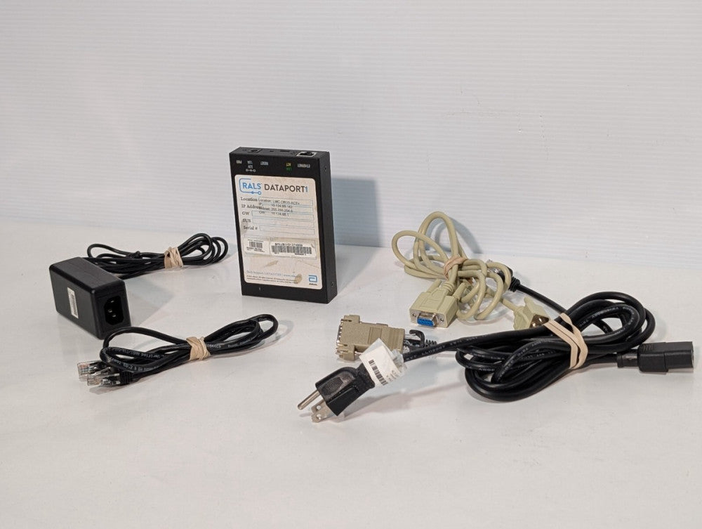 Abbott RALS Dataport 1 POCT Device Server, Ethernet, Power Adapter, Peripherals