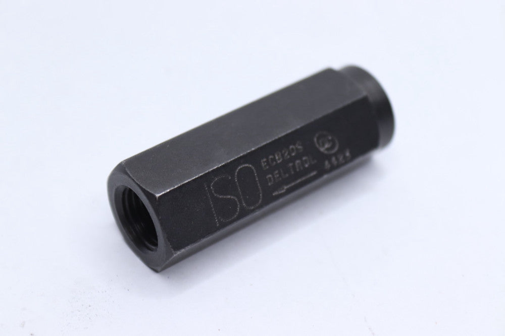 Deltrol Inline Check Valve Carbon Steel 6.0 GPM 1/4" BSPT F to F ECB20S