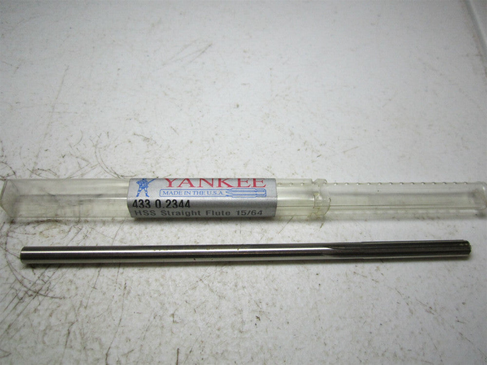 Yankee (433) 0.2340 Diam High Speed Steel 6 Flute Straight Flute Reamer