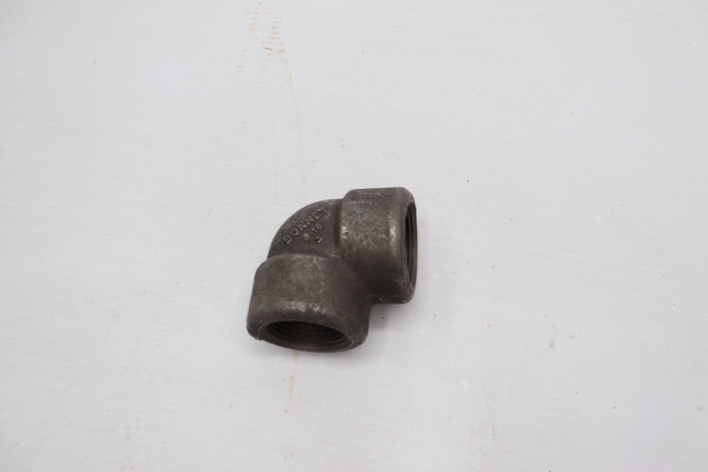 Bonney Threaded 90-Deg Elbow Forged Carbon Steel #2000 1" NPT