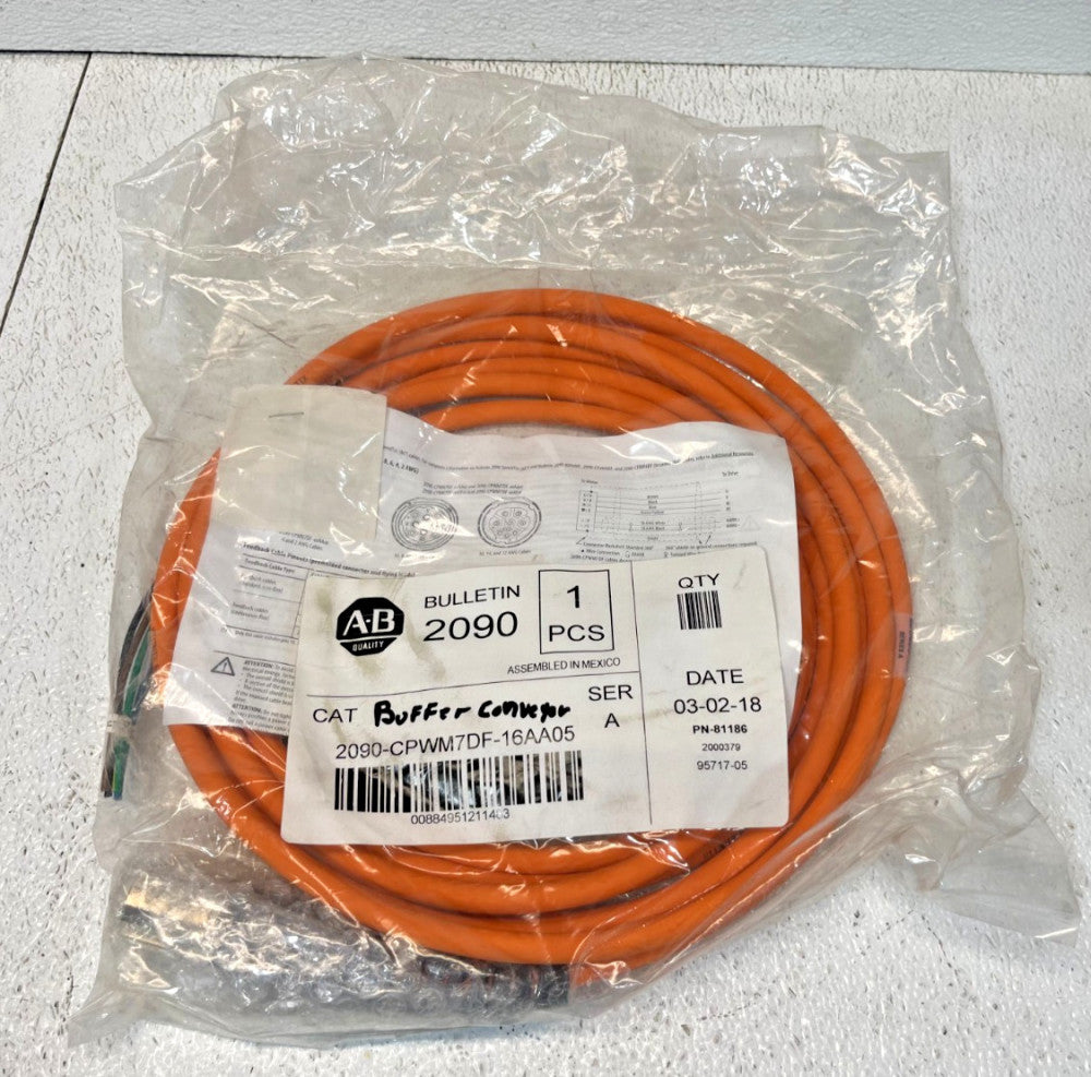 Allen-Bradley 2090-CPWM7DF-16AA05 SER A Power Cable