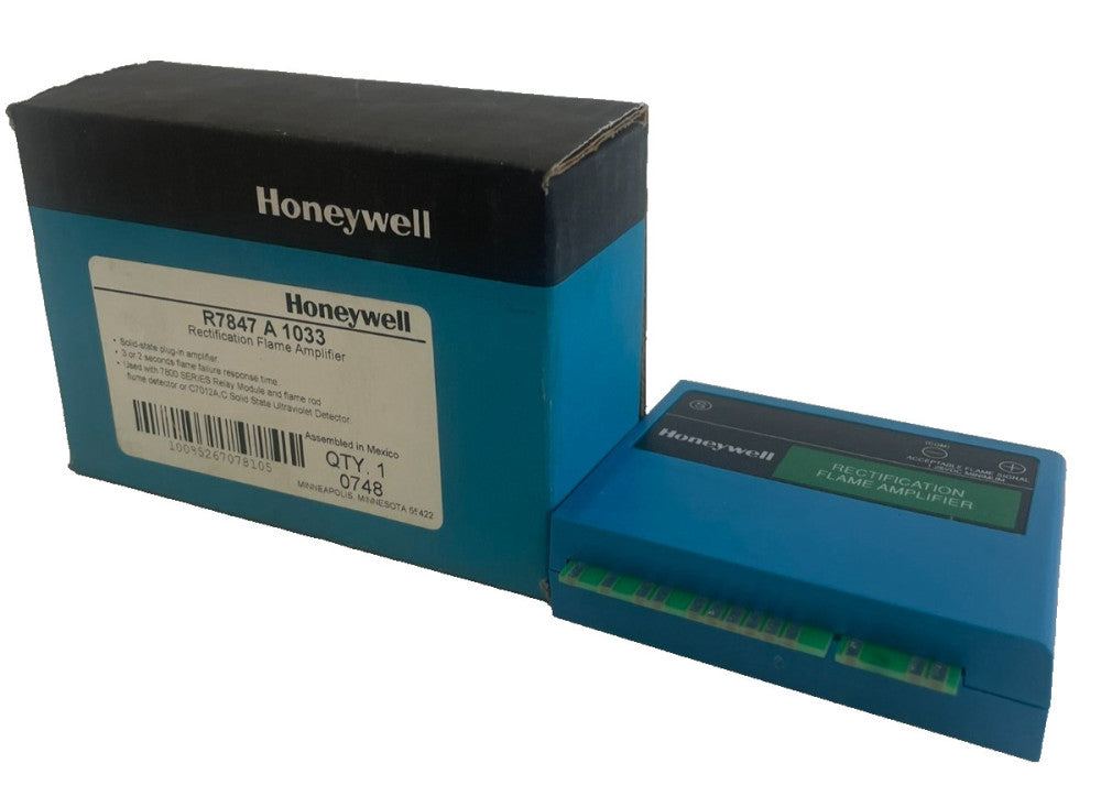 NEW HONEYWELL R7847 A 1033 RECTIFICATION FLAME AMPLFIER R7847A1033