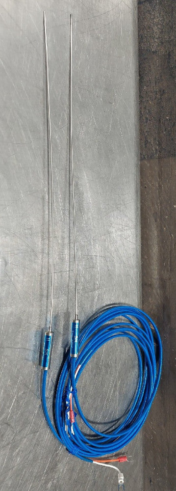 Lot Of 2 - SK Sheath Thermo Couple. 11" Sheath 8ft Cord. HAYASHI DENKO