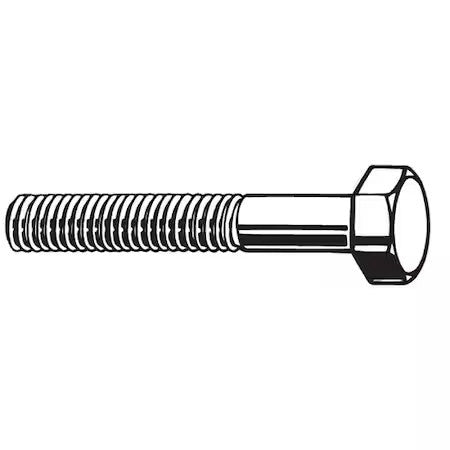 Zoro Select M01220.140.0160 Class 8.8, M14-2.00 Hex Head Cap Screw, Zinc Yellow