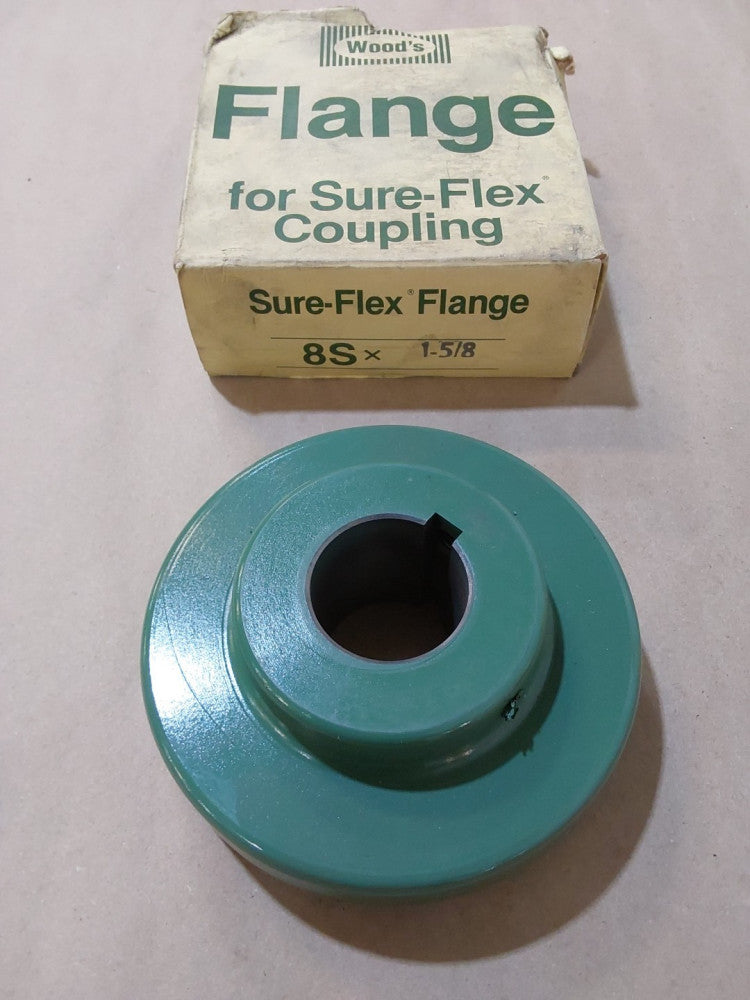 NEW TB Woods 8S158 SURE-FLEX Type S Flange 8S x 1-5/8 Bore