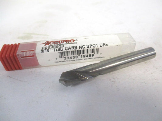 (89698930) 5/16" x 1" x 2-1/2" OAL High Performance Solid Carbide Spotting Drill