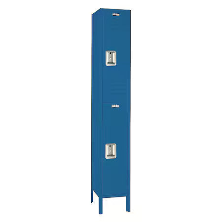 Lyon X6c5242su Wardrobe Locker, (1) Wide, (2) Tier, Steel, 12 In W, 12 In D, 66