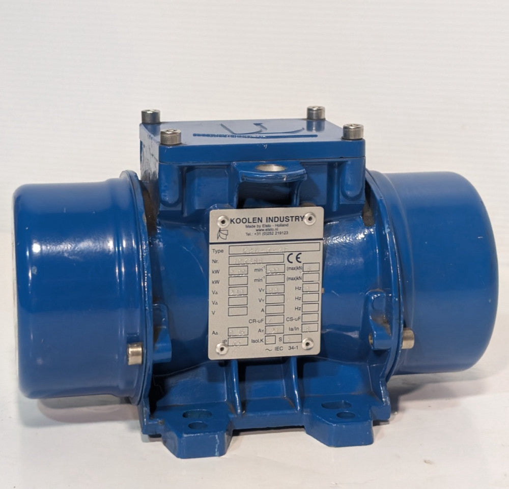 Elsto (Koolen Industry) KBM-6-4E industrial vibration motor, 1500RPM, 40Hz