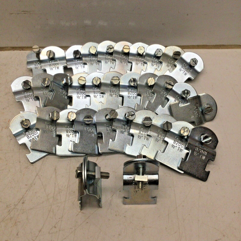 B Line B2001 Unistrut Rigid 1/2” Conduit Fastener Clamp (LOT of 33)