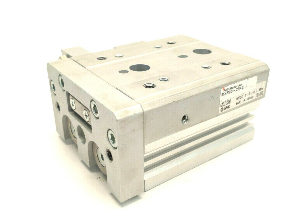 SMC MXS20-20AS Dual Rod Slide Table Guided Cylinder 20mm Bore 20mm Stroke