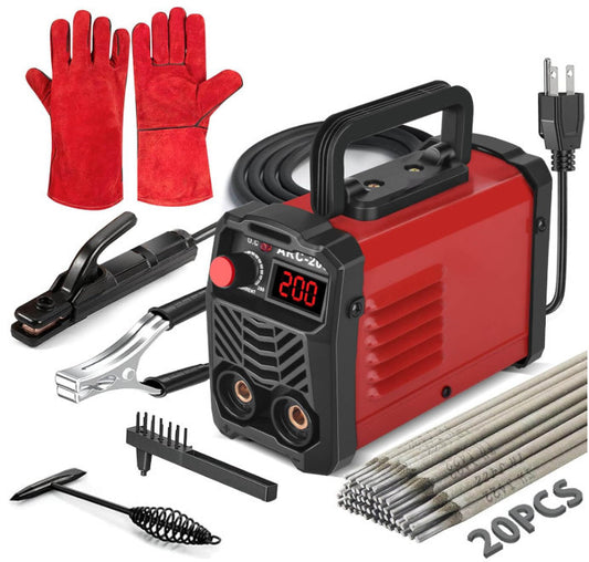 200Amp 20PCS Rods Stick Welder, Super MINI Portable Welding Machine, IGBT Invert