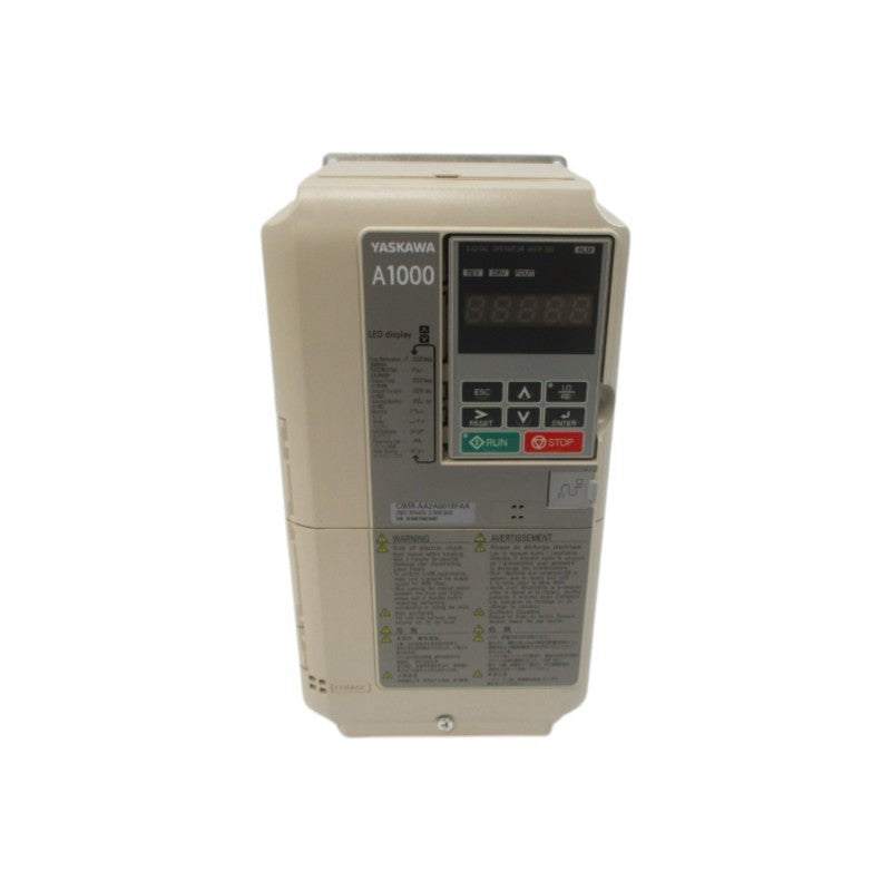 YASKAWA CIMR-AA2A0018FAA 200-240VAC 18.5/15.6A REV. A NSNP