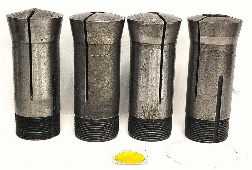 ASSORTED LOT 5C ROUND COLLETS STEEL MATERIAL ****LOT OF 4*****