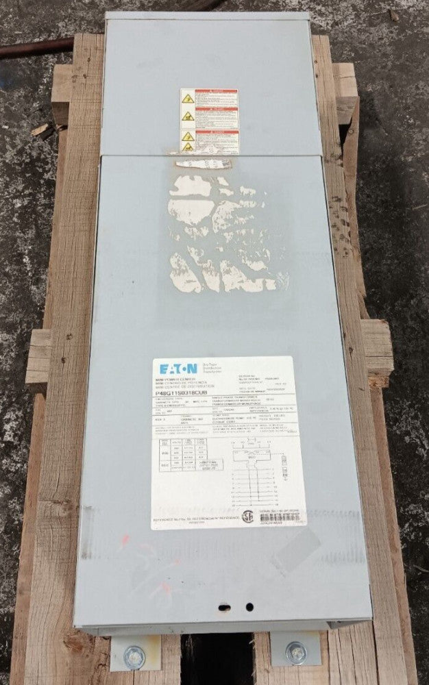 New Eaton P48G11S0318CUB 3 KVA Mini Power Center 3R 480V Pri 120/240V Sec 18C