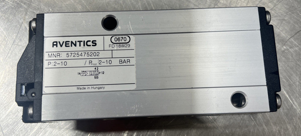 Aventics 5725475202 Single Valve Nos Surplus No Original Box