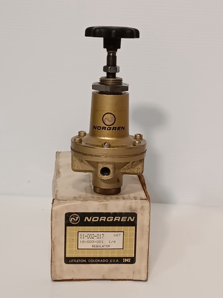 Norgren 11-002-017 Pressure Regulator 1/4" PTF, 5 to 250 PSIG, Sold Individually