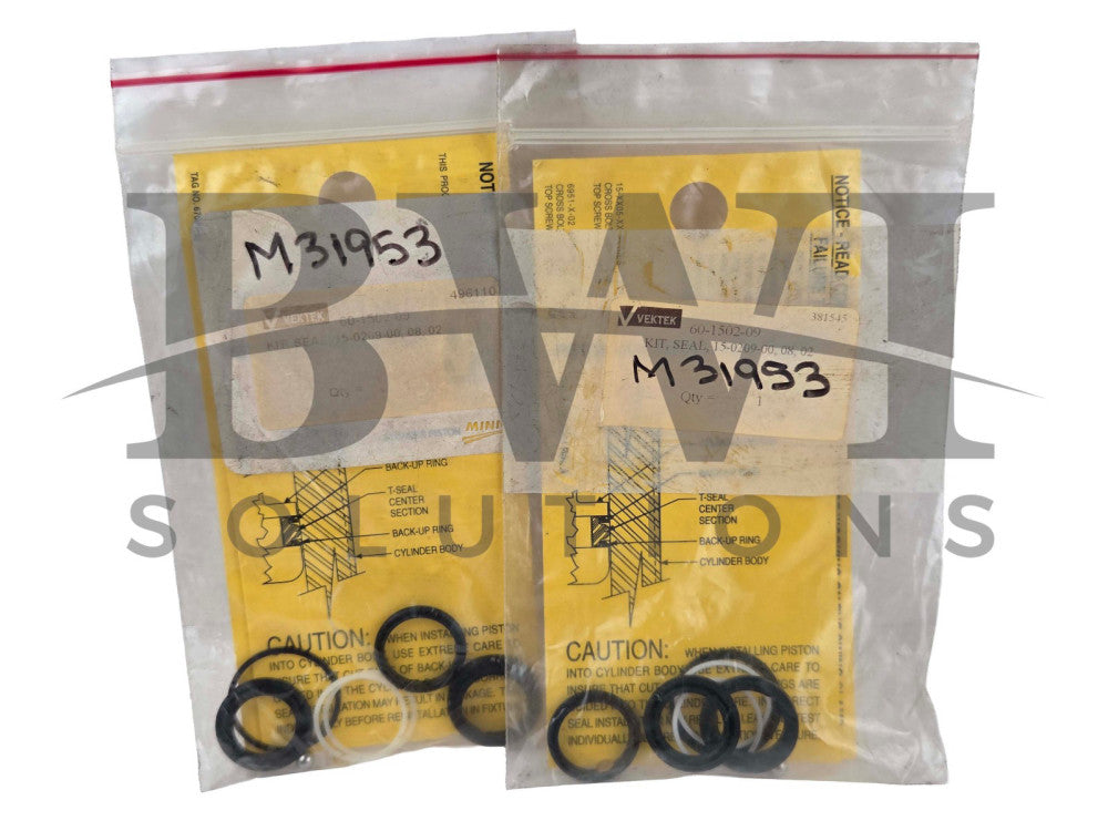 NEW Vektek 60-1502-09 Seal Kit, 15-0209-00, 08, 02 60150209 Lot of 2