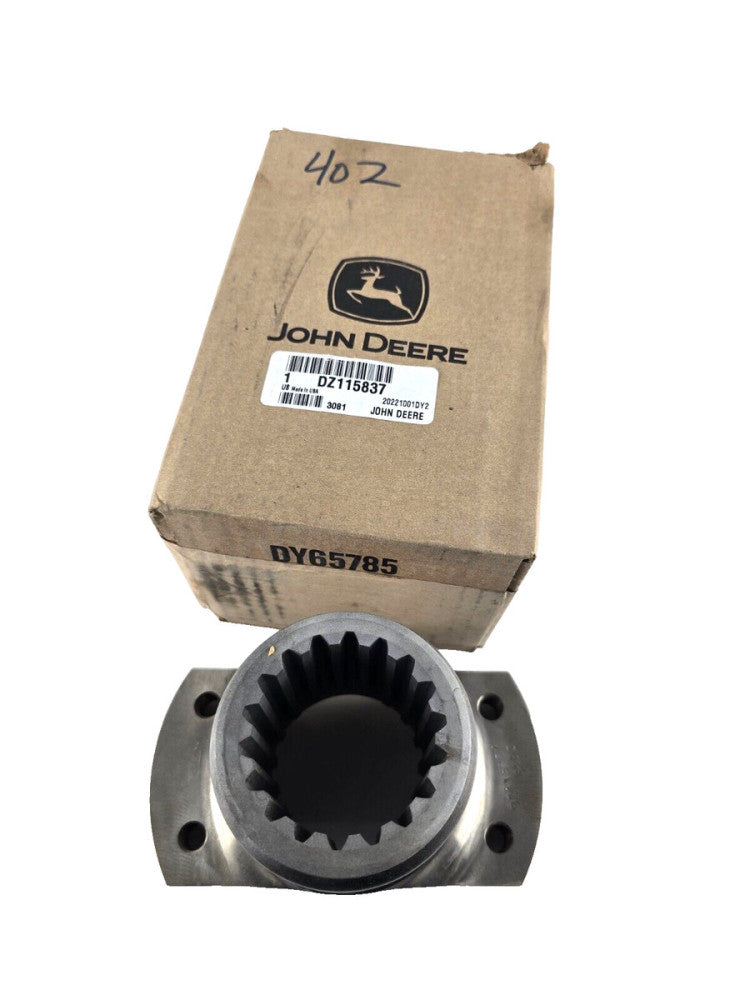 Genuine John Deere Universal Joint Yoke 7C Slip DZ115837