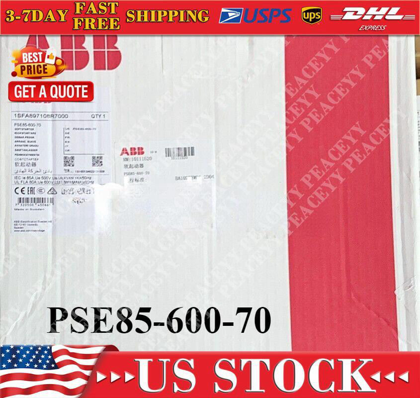 ABB PSE85-600-70 Soft Starter PSE85-600-70 New in Box Fast Shipping 1pcs