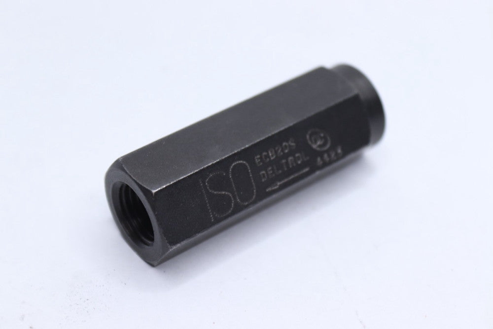 Deltrol Inline Check Valve Carbon Steel 6.0 GPM 1/4" BSPT F to F ECB20S
