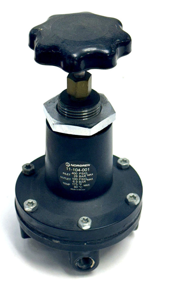 NORGREN 11-104-001  PILOT  REGULATOR  1/8" PTF GAUGE PORT 5-105 PSI