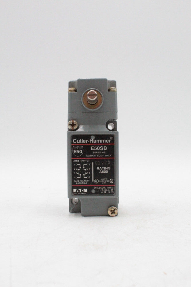Cutler-Hammer Switch Body/Operating Head/Receptacle (E50SB/E50DR1/E50RB)