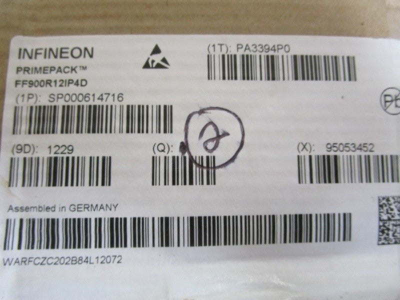 LOT OF 2 INFINEON TRANSISTOR MODULE FF900R12IP4D NSMP