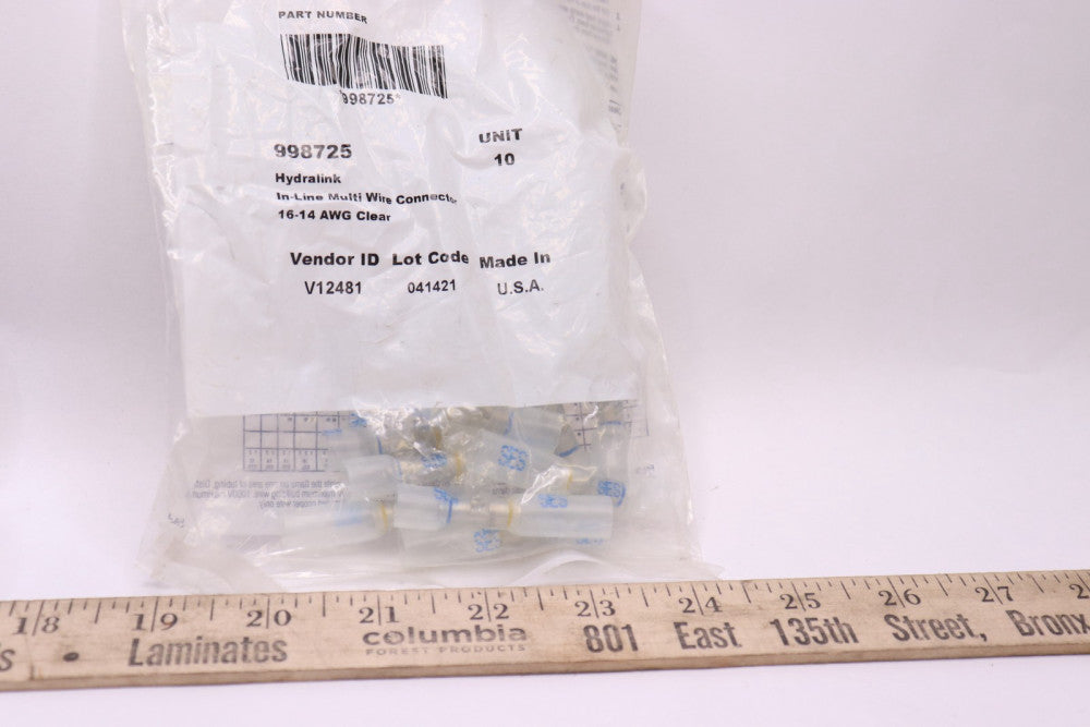 (10-Pk) National Standard In-Line Multi-Wire Connector 16-14 AWG - 998725