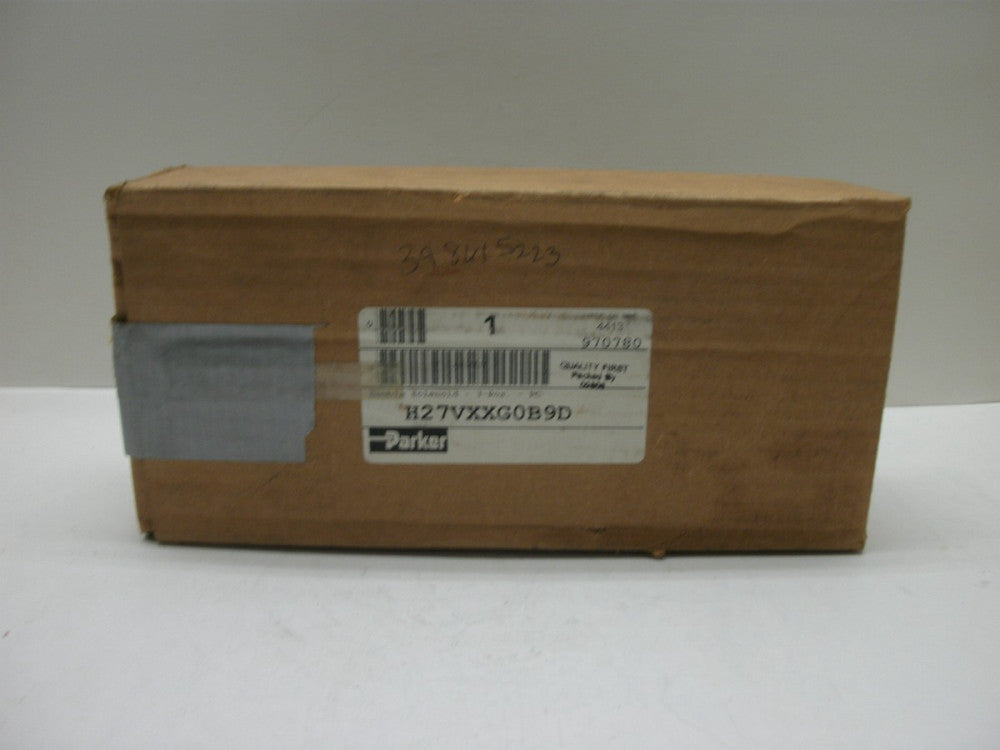 PARKER H27VXXG0B9D DOUBLE SOLENOID VALVE 3-POS-PC 145PSIG 24 VDC 3.2W NEW IN BOX