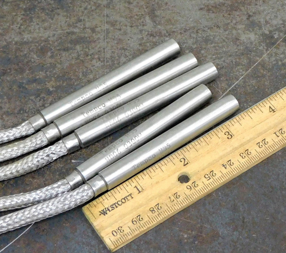 Tempco -  H85 HD06-0300W Heater Element Fire Rod 240V 300W Lot of Five (5)