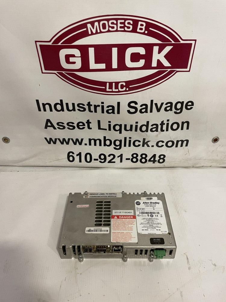 Allen-Bradley 2711P-RP1 Ser G Panelview Plus Logic Module 24VDC 70W