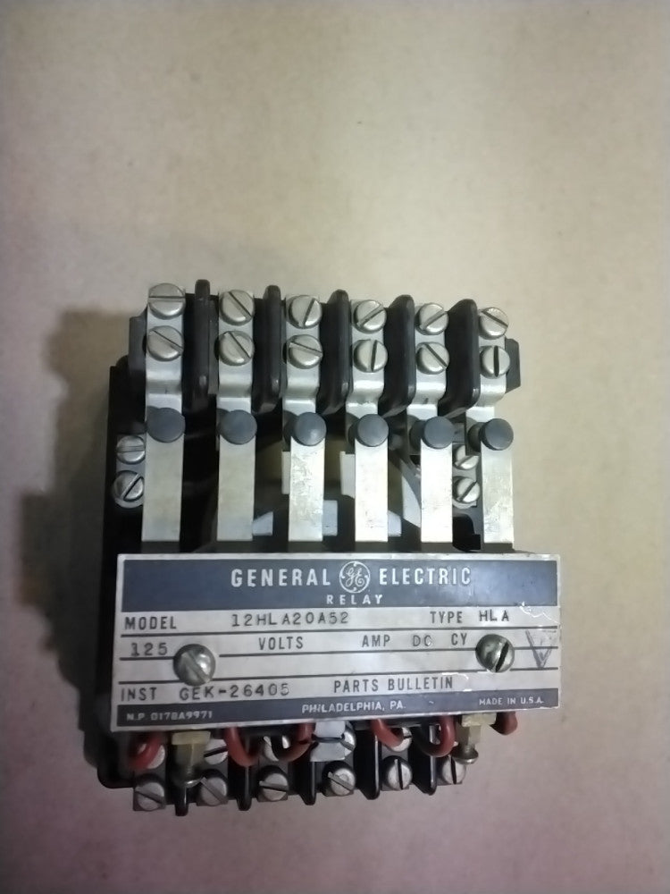 GENERAL ELECTRIC MODEL# 12HLA20A52 RELAY