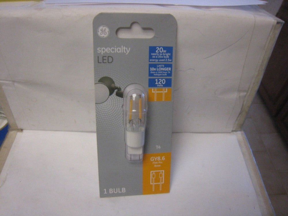 GE General Electric LED Light Bulb 2 Watt GY8.6 Pin Base 400 Lumens 93129031 20W