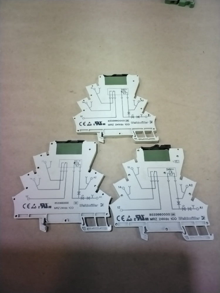 WEIDMULLER 8533660000 RELAY MODULE W/NAiS APE30024, Lot Of 3