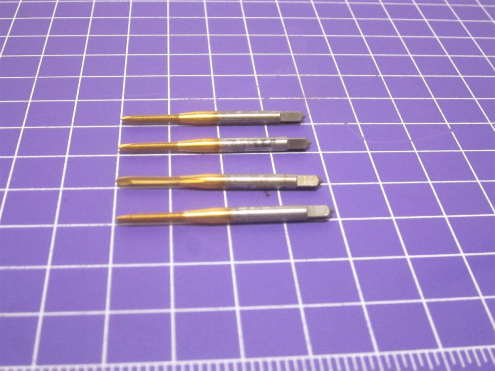 OSG #3-56 UNF 2B 2 Flute TiN HSS RH Plug Chamfer Spiral Point Tap Pack Of 4